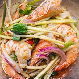 ยำมะม่วงกุ้งสุก