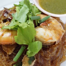 กุ้งอบวุ้นเส้น