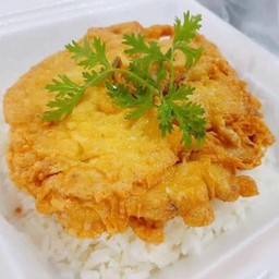 ข้าว+ไข่เจียวหมูสับ
