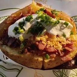 Buttered Baked Potato