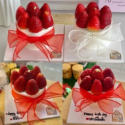 สตอเบอรี่ช็อตเค้ก 1/4P