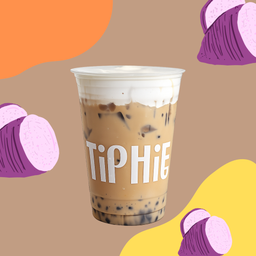 ชานมฮ่องกง ซิกเนอเจอร์ มุกเผือกป็อป ครีมชีส