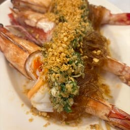 กุ้งลายเสือนึ่งซีอิ๋ว