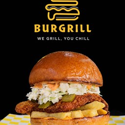 Escalope chicken burger