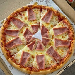 พิซซ่าแฮมชีส (แฮม+ชีส)