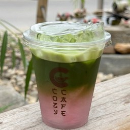 มัทฉะ น้ำมะพร้าวสีชมพู 🌸