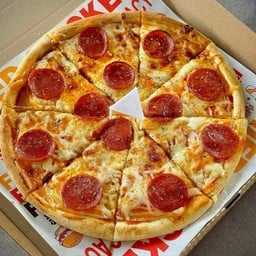 พิซซ่าเปปเปอโรนี (เปปเปอโรนี+ชีส) #โรยผงปาปิก้า#