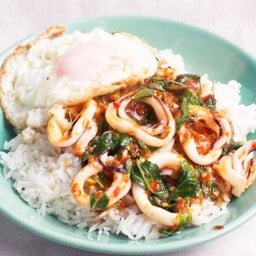 นานาห่อหมกทะเลย่างราดข้าว