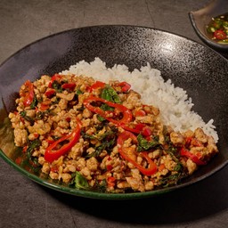 กะเพราพันธุ์แท้หมูสับ