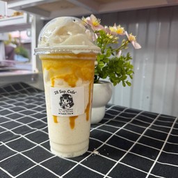 นมสดคาราเมลปั่น