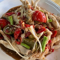 ตำตีนไก่