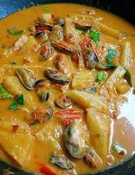 แกงคั่วหอยแมลงภู่