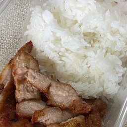 ข้าวคอหมูทอดน้ำปลา