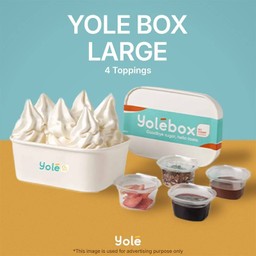 Yolé Box Froyo Large (4 Toppings)