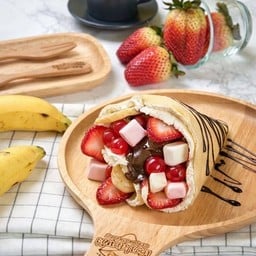 เครปเย็น(เยลลี่+ สตอเบอรี่+ Marshmello)