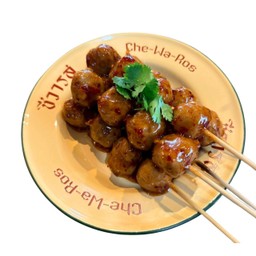 ลูกชิ้นเอ็นเนื้อปิ้ง