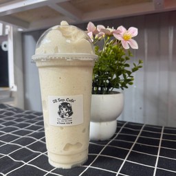 มะพร้าวปั่น นมสด