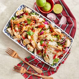 ยำเส้นบุกหมู 2 ใจ