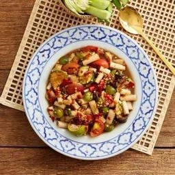 ตำไหลบัวกุ้งสด