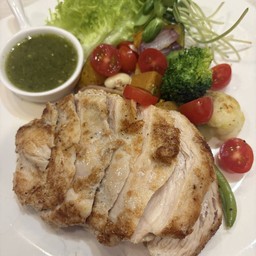 สเต๊กอกไก่ตะไคร้