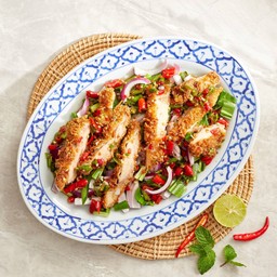 ยำไก่ทอดสะแตก