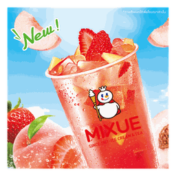 ชาเขียวสตรอว์เบอร์รีพีช