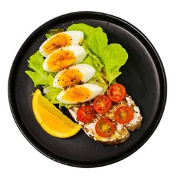 โทสต์สลัดไข่ต้ม