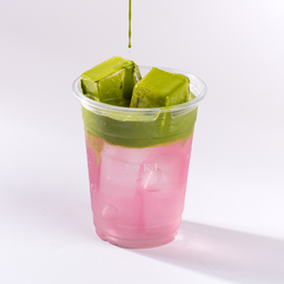 Pink coco matcha