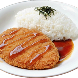 ข้าวหน้าหมูทอดทงคัตสึ - ซอสทงคัตสึ (ข้าวญี่ปุ่น) หมูสันนอกชิ้นสเต็ก