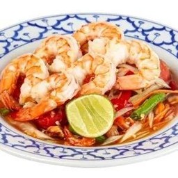 ตำไทยกุ้งสุก