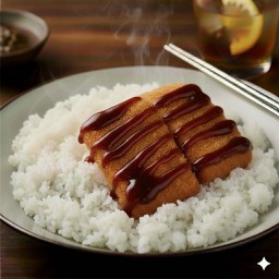 ข้าวหน้าฟิชชิพ ซอสทงคัตสึ