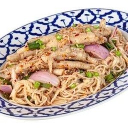 ยำขนมจีนตีนไก่