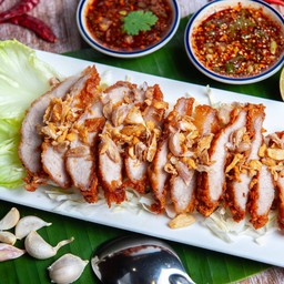 คอหมูทอด