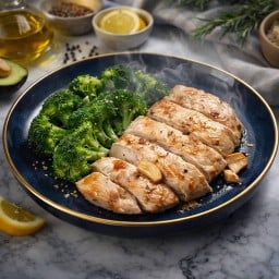 สลัดผักสุกอกไก่ 300g ย่าง บร็อคโคลี ย่าง