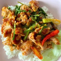 พริกเผาหมูชิ้น