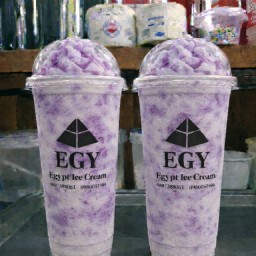 องุ่น นมสดปั่น