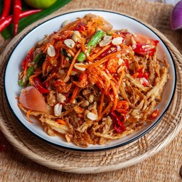 ส้มตำทอด