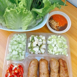 แหนมเนืองชุด 4 ไม้พร้อมทาน