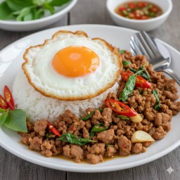 ข้าวกะเพราหมูสับ