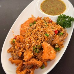 📌ใหม่!! แซลมอนคั่วพริกเกลือ สูตรไม่โบราณ