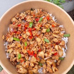 หมูสับคั่วพริกเกลือ