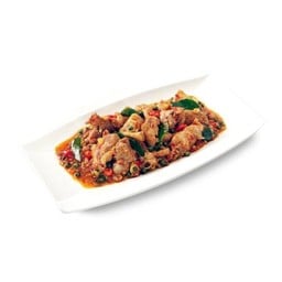 L กระดูกหมูผัดตะไคร้