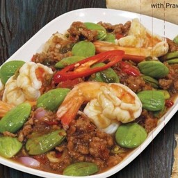 กุ้ง สะตอผัดกะปิ
