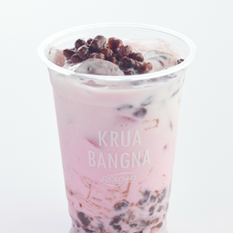 L นมชมพูถั่วแดง(เย็น)