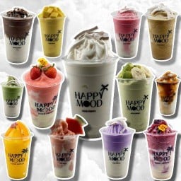 Happy Mood good drinks มะพร้าวเผาปั่นนมสด มหาลัยเกษมบัณฑิต ร่มเกล้า