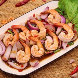 ยำกุ้งสุก