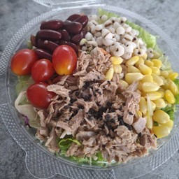 สลัดผัก+ทูน่า