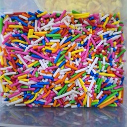 Letter Topping Rainbow Sprinkle