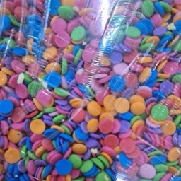 Letter Topping Rainbow Polka Dot