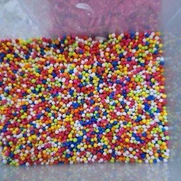 Letter Topping Rainbow Sugar Pearls